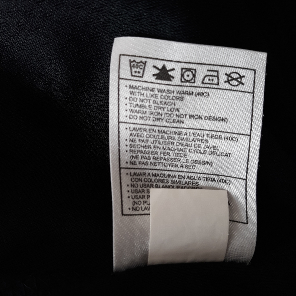 Nike Men's Performance Shirt Size Large Black/Red - Picture 5 of 6